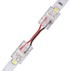 Slim Samler med ledning til LED strip - 8mm, enkeltfarvet, IP20, 5V-24V