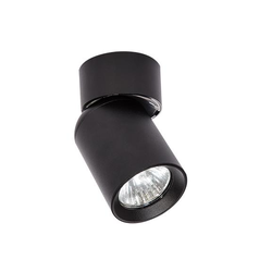 Loftslamper LED GU10 sort loftspot - Justerbar, til påbygning, ekskl. lyskilde