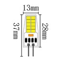 LEDlife SILI2.5 G4 LED pære - 2,5W, dæmpbar, 12V/24V AC/DC, G4