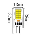LEDlife SILI2.5 G4 LED pære - 2,5W, dæmpbar, 12V/24V, G4