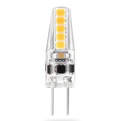 G4 LED LEDlife SILI2 G4 LED pære - 2W, dæmpbar, 12V/24V AC/DC, G4