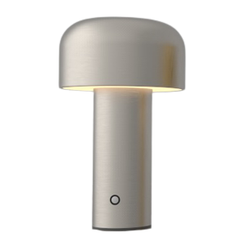 Bordlamper LEDlife Mushroom bordlampe - Sølv, genopladelig, touch dæmpbar, IP20