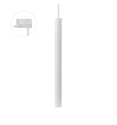 3-faset GU11 CHLOE Slim Nedhængt - 250V, Hvid, Uden lyskilde, IP20, 40x500+1m wire