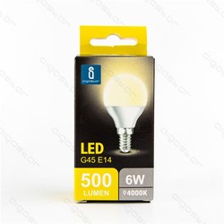 LED pærer Restsalg: Aigostar E14 - 6W LED pære, G45, 500 Lumen, Neutral Hvid