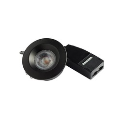 LED belysning Outlet: DIOSPOT 30 ONE, sort rund 6W, 320lm, 38°