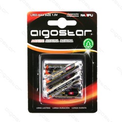 Outlet Outlet: 6 stk Aigostar LR03 AAA Batteri, 1,5V