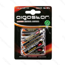 Outlet Outlet: 6 stk Aigostar LR6 AA Batteri, 1,5V