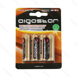 Diverse Outlet: 4 stk Aigostar R6 AA Batteri, 1,5V