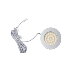 Køkken og skabe LEDlife RecoTouch møbelspot indbygning - Touch, Hul: Ø6 cm, Mål: Ø6,8 cm, børstet stål, 2,2W, 12V