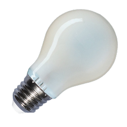 E27 almindelige LED V-Tac 8W LED pære - Kultråd, matteret, A67, E27