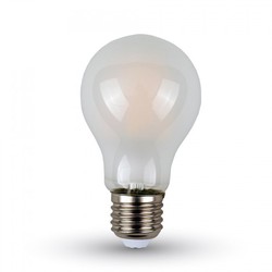 E27 almindelige LED V-Tac 4W LED pære - Kultråd, matteret, A60, E27
