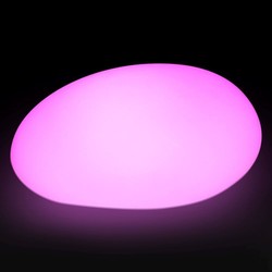 Lamper V-Tac RGB LED sten - Genopladelig, med fjernbetjening, 33x25x17 cm