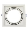 G53 AR111 indbygningsspot - Hvid, 17,4 x 17,4 cm