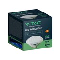 V-Tac vandtæt LED pool pære - 18W, glas, IP68, 12V, PAR56
