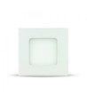 3W 8,4x8,4cm LED indbygningspanel - Hul: 7,3 x 7,3 cm, Mål: 8,4 x 8,4 cm