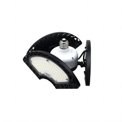 LED belysning Outlet: LEDlife 75W justerbar LED high bay - 140lm/w, IP65, E27 fatning, inkl. adapter til krog, 5 års garanti