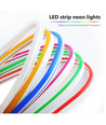 5m 8W pr. meter Lilla 8x16 Neon Flex LED - 12V DC, IP67