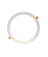 12W Ø14,5cm LED indbygningspanel - IP54 udendørs, Hul: Ø12 cm, Mål: Ø14,5 cm