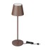 V-Tac opladelig bordlampe, trådløs - Corten, IP54 udendørs bordlampe, touch dæmpbar, model mini