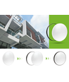 24W LED loftslampe - Ø32cm, Højde: 5,2cm, hvid kant, inkl. sort ring