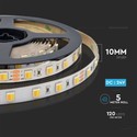 Outlet: V-Tac 14W/m CCT LED strip - 5m, IP20, 120 LED pr. meter, 24V