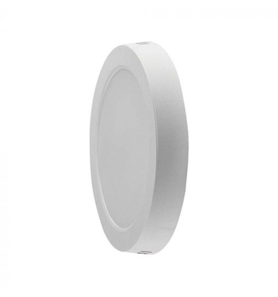 18W LED loftslampe - Ø21,5cm, Højde: 3cm, Hvid kant