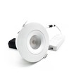 7W Ø10cm Lavprofil indbygningsspot dæmpbar RA93 - Hul: Ø8,3 cm, Mål: Ø10 cm, CCT