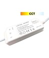 7W Ø10cm Lavprofil indbygningsspot dæmpbar RA93 - Hul: Ø8,3 cm, Mål: Ø10 cm, CCT