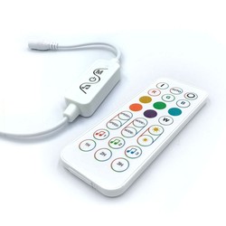 RGBIC LED strip tilbehør 12V/24V RGBIC kontroller med fjernbetjening - Wifi, RF trådløs, slim fjernbetjening, 4 pins