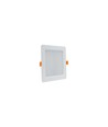 12W 14,5 x 14,5 cm LED indbygningspanel - IP54 udendørs, Hul: 12 x 12 cm, Mål: 14,5 x 14,5 cm