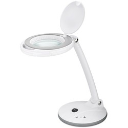 Luplamper LED luplampe 6W - Hvid, bordlampe