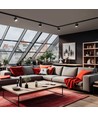 3-faset GU10 Madara skinnespot - Hvid, AR111, IP20, uden lyskilde