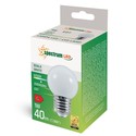 Spectrum 1W LED dekorationspære - Hvid, G45, E27