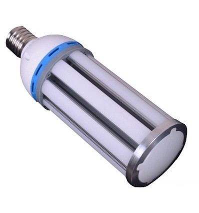 E40 36W dæmpbar MEGA36 LED pære - IP64 vandtæt, mat glas, varm hvid