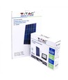 50W Solcelle projektør LED - IP65, Sort, arbejdslampe, inkl. solcelle, fjernbetjening