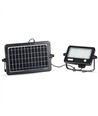 10W LED Solcelle projektør - IP65, Sort, inkl. solcelle, sensor