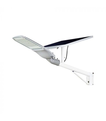 V-Tac 50W Solcelle gadelampe LED - Hvid, inkl. solcelle, fjernbetjening, IP65