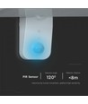 15W Solcelle væglampe LED - IP65, Hvid, sensor