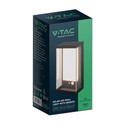 V-Tac 1W Solcelle væglampe LED - Sort, sensor, IP54