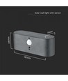 2.5W Solcelle væglampe LED - IP54, sensor, justerbar spredning