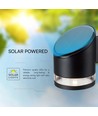 1W Væglampe LED - IP54, rund, sort, solcelle