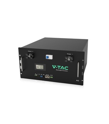 Demo: V-Tac 9,6kWh Solcelle rack batteri - passer til DEYE