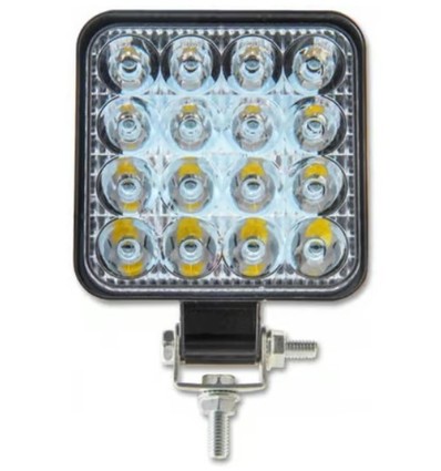 48W LED, 12V / 24V - Kold hvid, arbejdslampe, bil, lastbil, traktor, trailer, udrykningskøretøjer