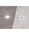 7W Ø10cm Lavprofil indbygningsspot dæmpbar RA93 - Hul: Ø8,3 cm, Mål: Ø10 cm, CCT