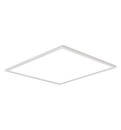 60x60 LED panel, 30W - Højde:8mm, RA90, DALI / push dæmpbar, UGR19, hvid kant