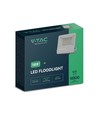 100W LED projektør - 185lm/W, arbejdslampe, udendørs