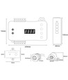 Trappe LED COB stripsæt 11W per trin - 24V DC, IP20, Op til 16 trin, med sensor + effekter