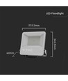 100W LED projektør - 160lm/W, arbejdslampe, udendørs
