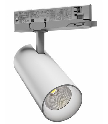 Spectrum hvid 27W skinnespot - To spredningsgrader, RA90, 3-faset