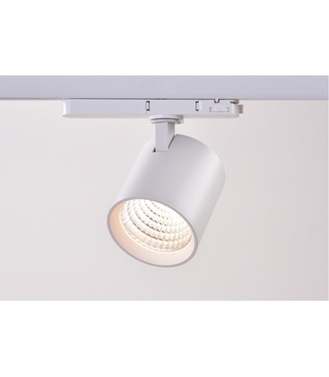 LEDlife hvid skinnespot 30W - CASAMBI dæmpbar, RA90, 170lm/w, 3-faset